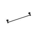 TOALLERO BARRAL REDONDO SIMPLE 600x85mm NEGRO