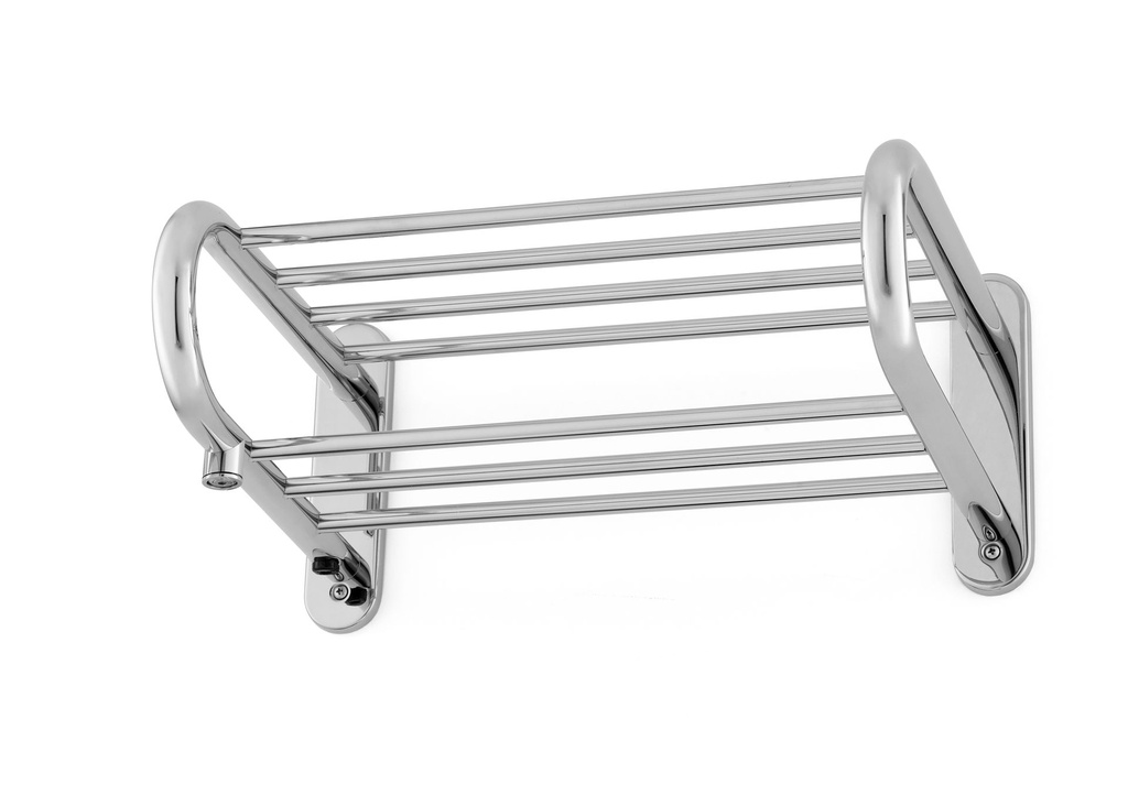 TOALLERO ELECTRICO COCO COMPACT 22x48x35cm ACERO BRILLANTE