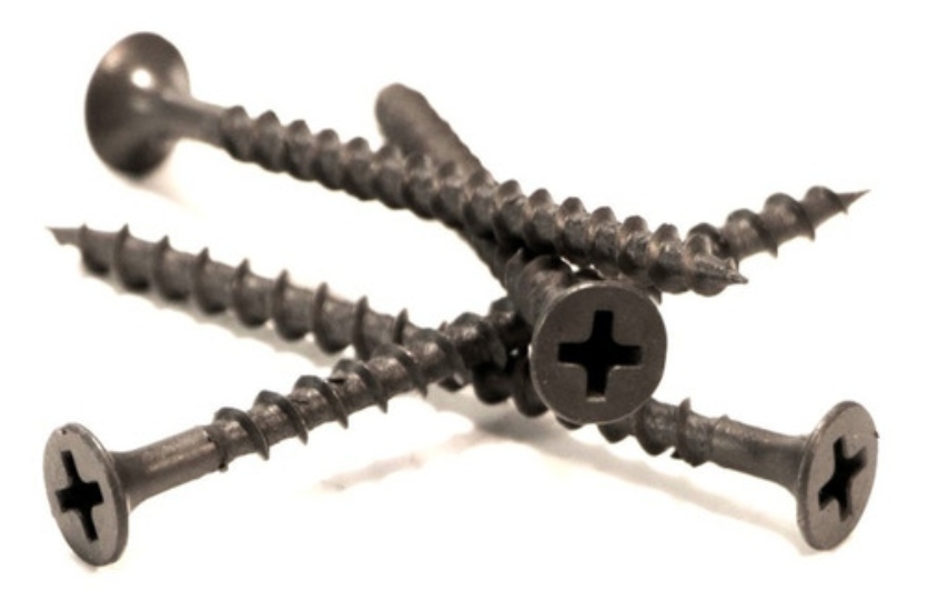 TORNILLO BIS ROSCA GRUESA NEGRO DRYWALL 8 x 1.5/8"
