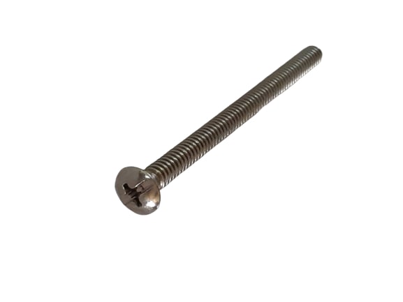 TORNILLO LARGO DE BRONCE NIQUELADO