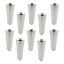 UNION PARA ZOCALO ALUMINIO 90° 100mm PACK X 10u.