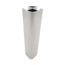 UNION PARA ZOCALO ALUMINIO 90° 150mm