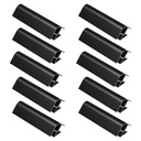 UNION ZOCALO 90° 150mm NEGRO PACK X 10u.