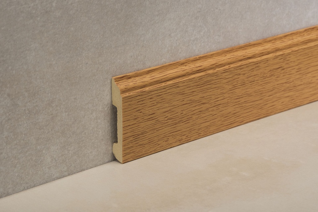 ZOCALO DE EPS CURVE 80mm x 2.50m AMBAR