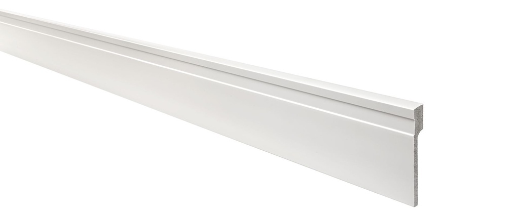 ZOCALO DE EPS REFORMA LINE 120mm x 2.50m BLANCO MATE