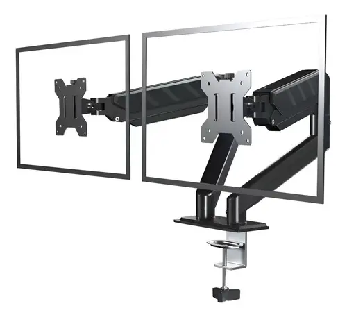 SOPORTE MONITOR DE ESCRITORIO DOBLE PISTON
