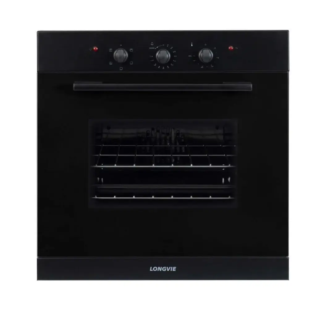 HORNO ELECTRICO LONGVIE 60X60 GRAFITO. 5 FUNCIONES LUZ x1u. 