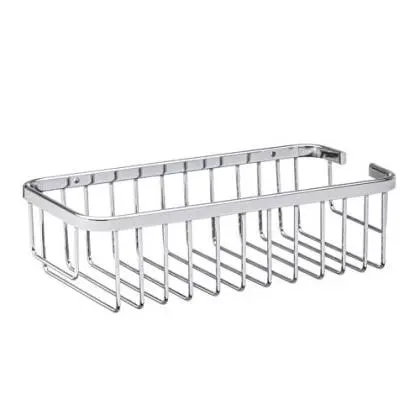 ORGANIZADOR RECTANGULAR SIMPLE CROMO 255x120x70mm 