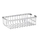ORGANIZADOR RECTANGULAR SIMPLE CROMO 255x120x70mm 