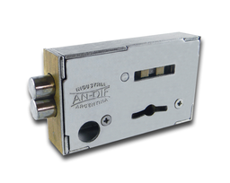 Cerradura Para Puerta De Cristal Andif 850 Plateado