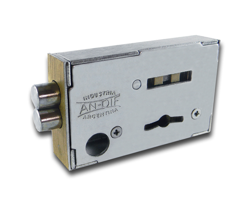 Cerradura Para Puerta De Cristal Andif 850 Plateado