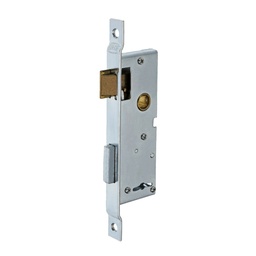 Cerradura Puerta De Aluminio Andif 857/f16 Frente Angosto Plateado