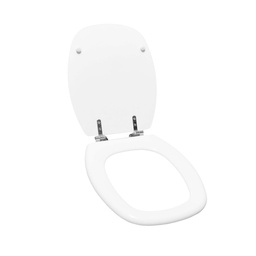 ASIENTO MON. HERRAJE ACERO INOX BLANCO