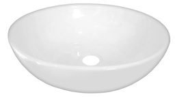 BACHA DE APOYO AGUS BLANCA (DIÁMETRO 34 CM - ALTO 11 CM)