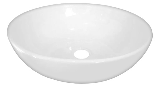 [DA.BACH0LOZ08] BACHA DE APOYO AGUS BLANCA (DIÁMETRO 34 CM - ALTO 11 CM)