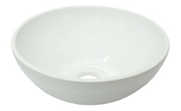 BACHA DE APOYO SOFY BLANCA DIÁMETRO 27,5 CM - ALTO 10 CM