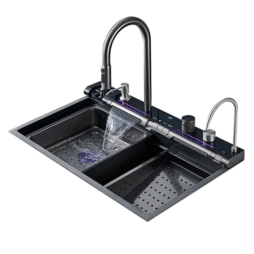 [ML.778] BACHA INTELIGENTE NEGRA ACERO 304 DANNOK (PUBLI2) CUOTAS