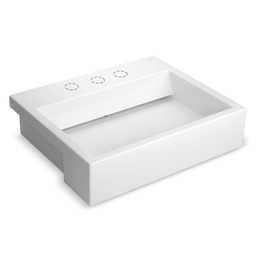 BACHA SEMIEMBUTIDA L.873.17 BLANCA LINEA CLASSIC