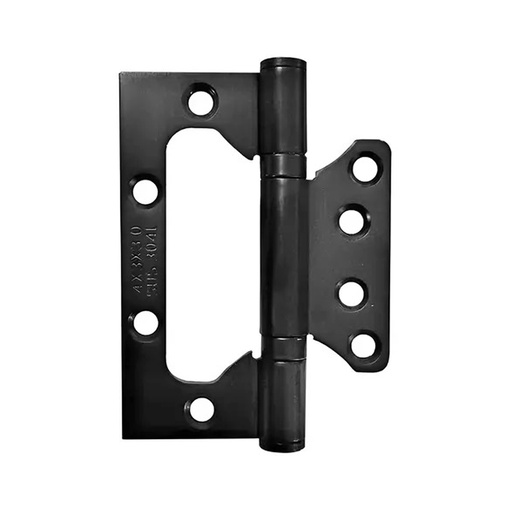 [BR.BRZ-5110-N] BISAGRA OMEGA ACERO INOX. 100x75X2,75mm NEGRA x1u.