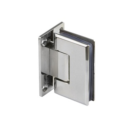 BISAGRA PARA MAMPARA VIDRIO CROMO (VIDRIO-PARED) x1u.