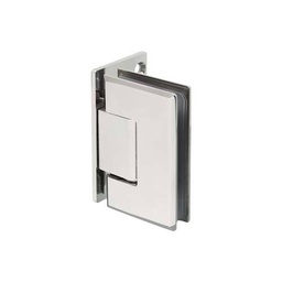 BISAGRA PARA MAMPARA VIDRIO CROMO DESDP. (VIDRIO-PARED) x1u.