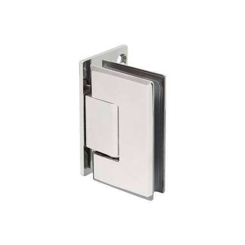 [BR.HB-1190-C] BISAGRA PARA MAMPARA VIDRIO CROMO DESDP. (VIDRIO-PARED) x1u.