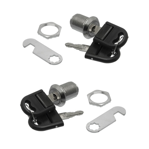 [ML.571] CERRADURA CON LEVA LARGO: 16mm-DIAM. 18mm X 2u.