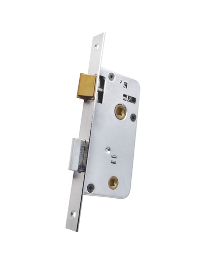 [KA.505INOX] CERRADURA PARA BAÑO KALLAY 505 FRENTE ANGOSTO INOX