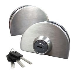 CERROJO ESFERICO (VIDRIO-VIDRIO)  (LLAVE-LLAVE) x1u.