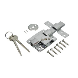 CERROJO LLAVE CRUZ CROMADO x1u.