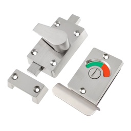 CERROJO PARA BAÑO ACERO INOXIDABLE DANNOK