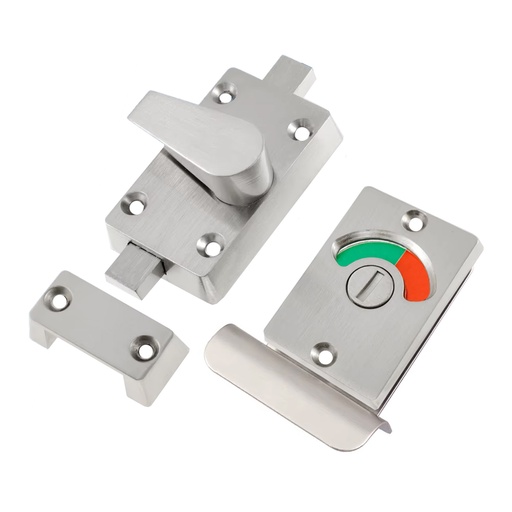 [DK.OL-45001/2] CERROJO PARA BAÑO ACERO INOXIDABLE DANNOK