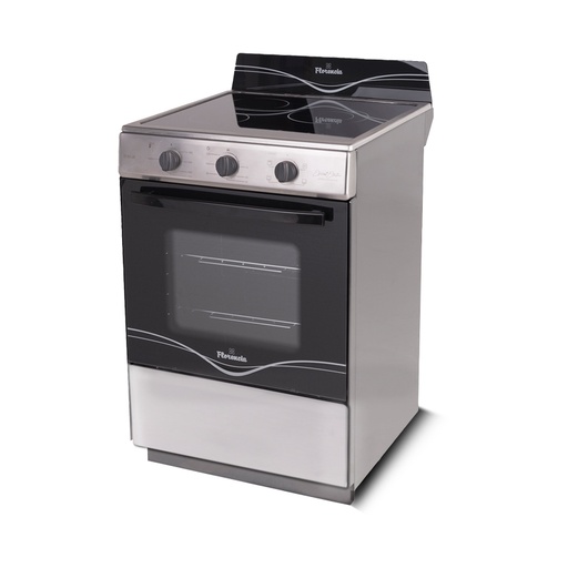 [MA.FLOR8638E] COCINA ELECTRICA A CONVECCION ACERO INOX. VITROCERAMICO x1u.
