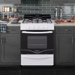 COCINA ENZOLADO DURPOX BLANCA 4 HORNALLAS LINEA ECO