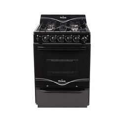 COCINA ENZOLADO DURPOX NEGRA 4 HORNALLAS LINEA INTERMEDIA