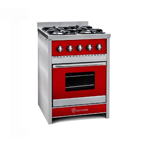 [IS.453-60-2] COCINA LINEA GASTRONOMICA CHIARA 60cm ROJA x1u