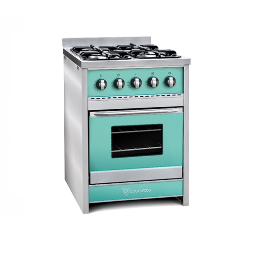 [IS.453-60-3] COCINA LINEA GASTRONOMICA CHIARA 60cm VERDE x1u