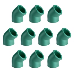 CODO NORMAL A 45º F.F HH 25mm. PACK X 10u.