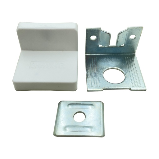 [ML.041] COLGADOR ALACENA PAKISTAN x3 PIEZAS BLANCO x20u