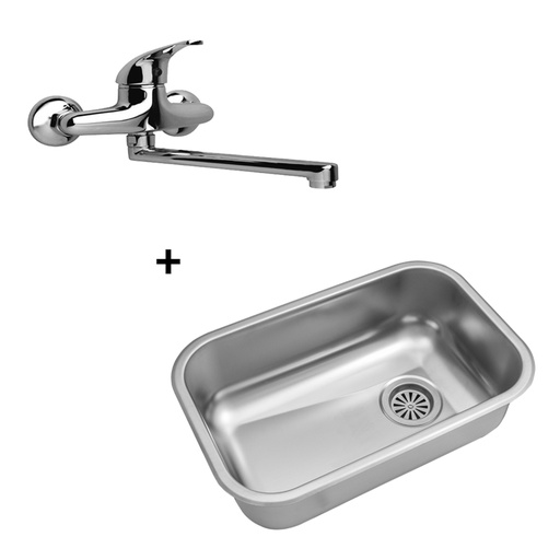 [ML.410] COMBO BACHA DOBLE JOHNSON ZZ52/18 + MONOCOMANDO LINK PARED