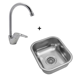 COMBO BACHA SIMPLE JOHNSON EE28 + MONOCOMANDO LINK PICO ALTO