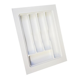 Cubiertero Cajon Termoformado 350 X 480 Mm Blanco  Blanco