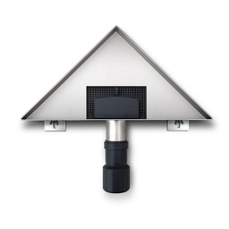 DESAGUE TRIANGULAR CERAMIC 250mm ACERO INOXIDABLE
