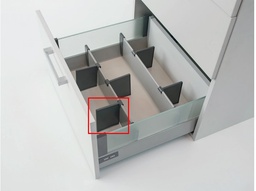 DIVISOR PLASTICO GRIS