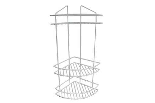 [SO.07-822] ESQUINERO 3 ESTANTES CHICO - BLANCO x1u.