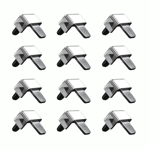 [ML.646] ESQUINERO BRILLANTE PARA TAPACANTO EB6 6mm PACK X 12u.