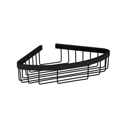 [BR.WC-313-N] ESQUINERO REJILLA OVAL SIMPLE NEGRO 260x200x60mm