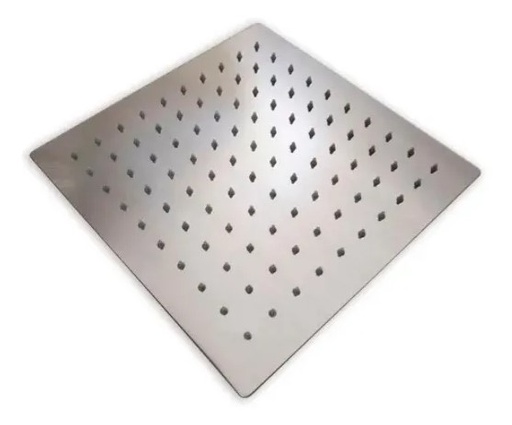 [DA.DUCH0IMP54] FLOR DE DUCHA CUADRADO 10""- DIAMETRO 250 MM - ACERO INOXIDABL