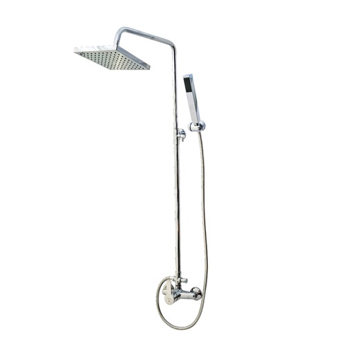 [AQ.56050] GRIFERIA BAÑERA ALUMINE CON BARRAL EXTERIOR