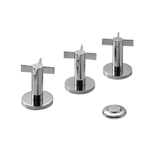 [PI.22404] GRIFERIA BIDET PIAZZA GUILTY CRUZ C/TRANSFERENCIA CERAMICO